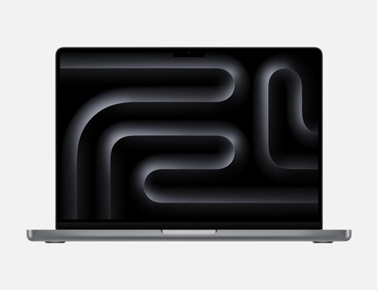 Изображение Apple MacBook Pro 14" Apple  M3 8C CPU, 10C GPU/8GB/512GB SSD/Space Gray/RUS | Apple