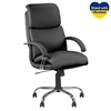 Изображение Biroja krēsls NOWY STYL NADIR STEEL Chrome (comfort), melna āda SP-A