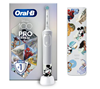 Picture of Oral-B | Electric Toothbrush with Travel Case | Vitality PRO Kids Disney 100 | Rechargeable | For kids | Number of brush heads included 1 | Number of teeth brushing modes 2 | White