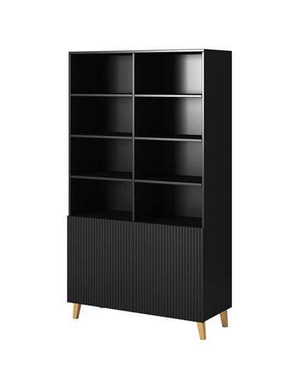 Изображение PAFOS bookcase 100x40x176.5 cm matte black