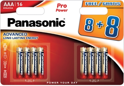 Attēls no Panasonic Pro Power battery LR03PPG/16B (8+8pcs)