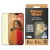 Изображение PanzerGlass | Screen protector | Apple | iPhone 15 Pro | Glass | Clear | Ultra-Wide Fit; Easy installation; Fingerprint resistant; Anti-blue light; Anti-reflective; Anti-yellowing | Eyecare