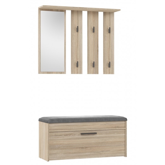 Picture of PARMA closet 100x35x180 cm, oak sonoma