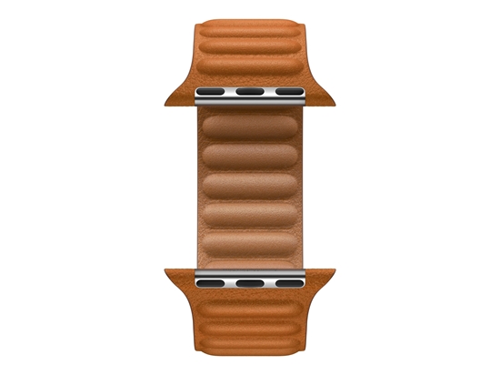 Изображение Apyrankė APPLE 41mm Golden Brown Leather Link - S/M