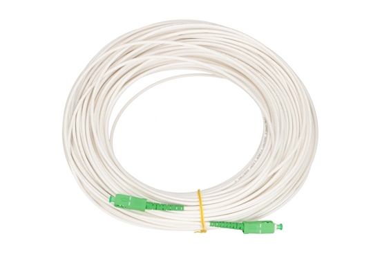 Picture of Patchcord SC/APC-SC/APC SM G657A2 SIMPLEX 3.0mm 20m LSOH biały