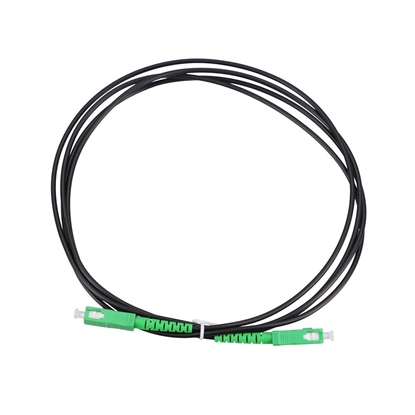 Attēls no Patchcord SC/APC-SC/APC SM SIMPLEX 3.0mm 2m czarny