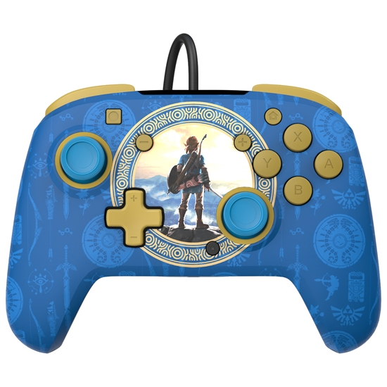 Picture of PDP Nintendo Switch Hyrule Blue REMATCH Controller