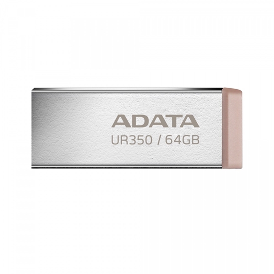 Изображение MEMORY DRIVE FLASH USB3.2 64GB/BROWN UR350-64G-RSR/BG ADATA