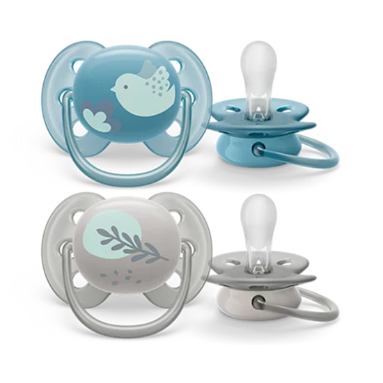 Изображение Philips Avent māneklītis Ultra soft DECO, 6-18M (2 gab), zēniem