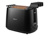 Изображение Philips Daily Collection Toaster HD2583/90, Plastic, 2-slot, bun warmer, sandwich rack, black