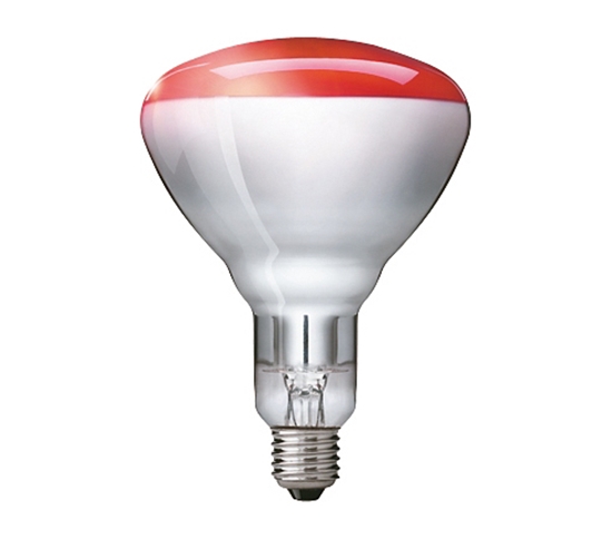 Изображение Philips infrared lamp BR125 IR 250W E27 230-250V Red