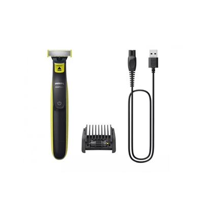 Picture of Philips Oneblade QP2724/20, 45 min run time/8hour charging (NiMH), Original blade, 5-in-1 comb (1,2,3,4,5 mm)