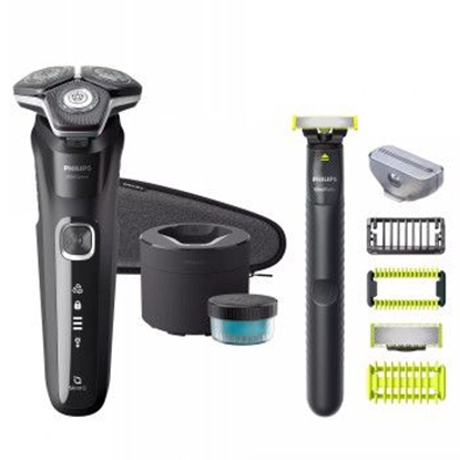 Изображение Philips SHAVER Series 5000 S5898/79 men's shaver Rotation shaver Trimmer Chrome