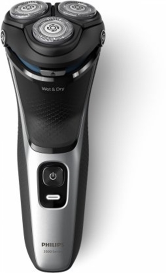 Picture of Philips Wet or Dry electric shaver S3143/00, Wet&Dry, PowerCut Blade System, 5D Flex Heads, 60min shaving / 1h charge, 5min Quick Charge