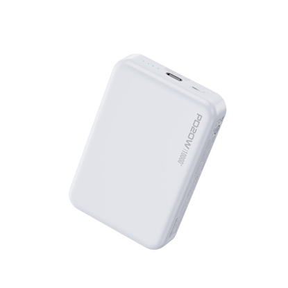 Attēls no Powerbank indukcyjny 10000 mAh Fast Charging PD 20W MagSafe Biały