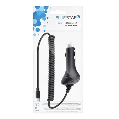 Изображение PR-17725 Auto lādētājs USB tips C 2A (universāls) Blue Star