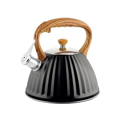 Picture of PROMIS TMC25D Kettle 3.0 l, ANTONIO, black, wooden handle