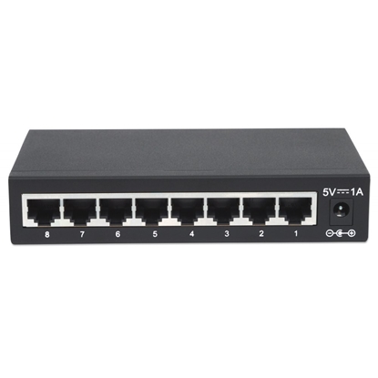 Attēls no INTELLINET 8-Port Gigabit Ethernet Switch