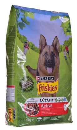 Attēls no PURINA Friskies Active - dry dog food - 10 kg