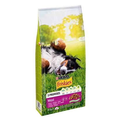 Изображение PURINA Friskies Maxi Dog Beef - Dry Dog Food - 10 kg