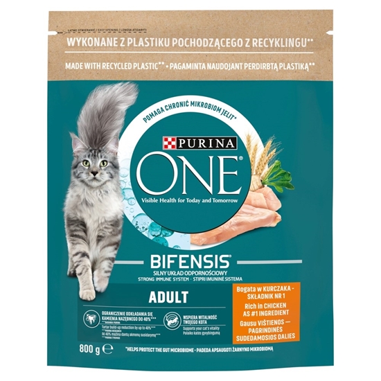 Picture of PURINA One Bifensis Adult - dry cat food - 800 g