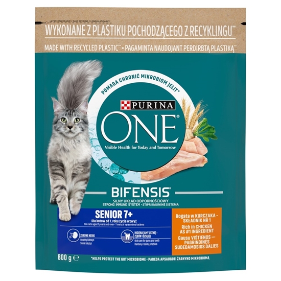 Изображение PURINA One Bifensis Senior 7+ - dry cat food - 800 g