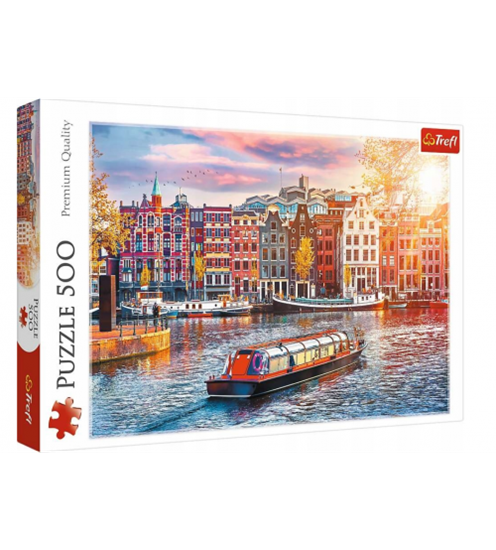 Изображение Puzlis TREFL Amsterdama 500 gb. 10+ T37428