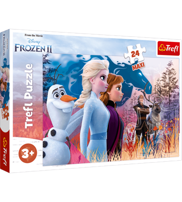 Изображение Puzlis TREFL Frozen Magical journey MAXI 24 gb. 3+ T14298