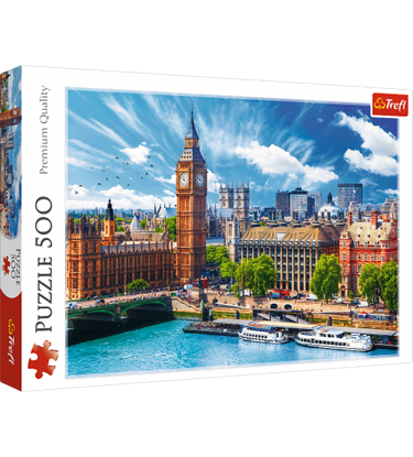 Attēls no Puzlis TREFL Sunny day in London 500 gb. 10+ T37329