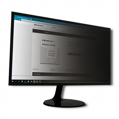 Picture of Qoltec 51061 display privacy filters 61 cm (24")