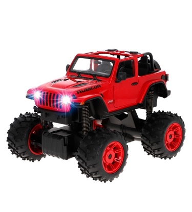 Picture of Radiovadāmā mašīna Jeep Wrangler 1:14 6 virz., lukturi, durvji, baterijas, 6+ CB46358