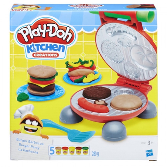 Picture of Radošais kompl. HAS Play-doh Burgera grils