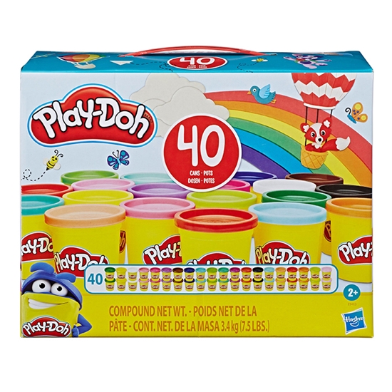 Изображение Radošais kompl. HAS Play-doh Plastilīns 40gab.