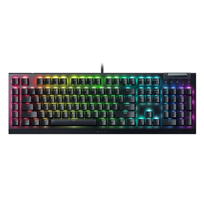 Изображение Razer | Mechanical Gaming Keyboard | BlackWidow V4 X | Mechanical Gaming Keyboard | Wired | US | Black | Yellow Mechanical Switches (Linear)