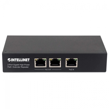 Attēls no INTELLINET PoE+ Extender 2-Port Gigabit High-Power bis 100m