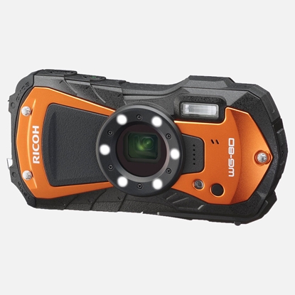 Изображение Ricoh WG-80 1/2.3" Compact camera 16 MP CMOS 4608 x 3456 pixels Black, Orange