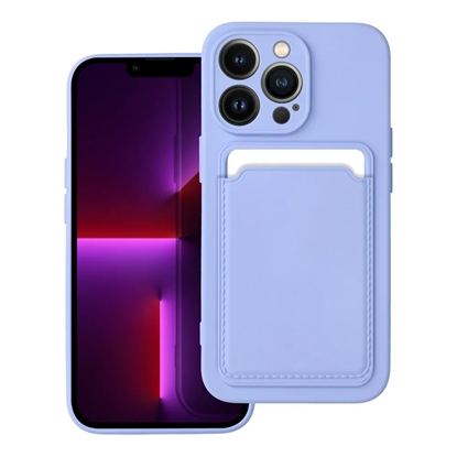 Изображение Riff Card sērijas silikona maks priekš Apple iPhone 11 Violet