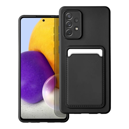 Attēls no Riff Card sērijas silikona maks priekš Samsung Galaxy A14 5G / A14 4G Black