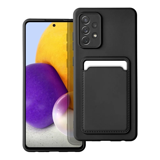 Picture of Riff Card sērijas silikona maks priekš Samsung Galaxy A14 5G / A14 4G Black