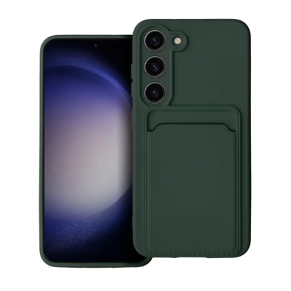 Attēls no Riff Card sērijas silikona maks priekš Samsung Galaxy A14 5G / A14 4G Green