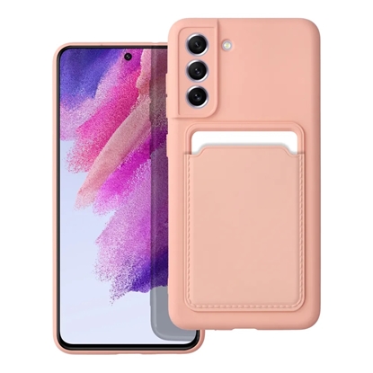 Изображение Riff Card sērijas silikona maks priekš Samsung Galaxy A14 5G / A14 4G Pink