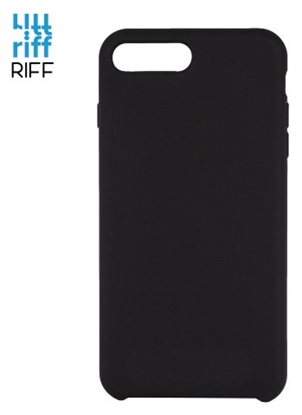 Attēls no Riff Plans & Miksts silikona aizmugures maks ar mikstu iekspusi prieks iPhone  7 Plus / 8 Plus Black