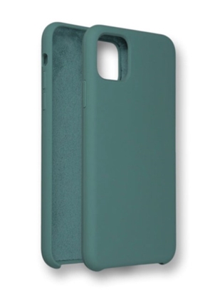 Attēls no Riff Plans & Miksts silikona aizmugures maks ar mikstu iekspusi prieks Iphone 11 (6,1") Dark Green