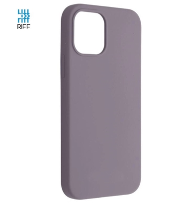 Attēls no Riff Plans & Miksts silikona aizmugures maks ar mikstu iekspusi prieks iPhone 13 Lavender Grey