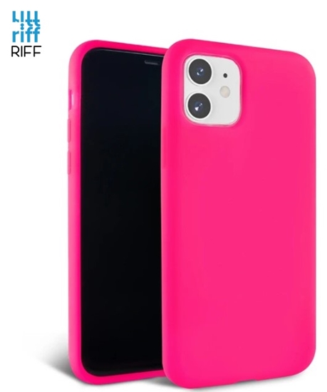 Изображение Riff Plāns & Mīksts silikona aizmugures maks ar mīkstu iekšpusi priekš Apple iPhone 12 / 12 Pro Dark Rose