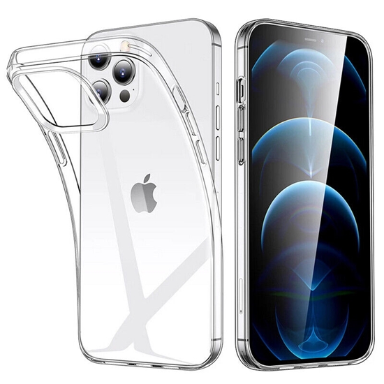 Picture of Riff Plāns caurspīdīgs silikona maks priekš Apple iPhone 14 Pro