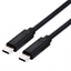 Изображение ROLINE Cable USB4 Gen3x2, with Emark, C–C, M/M, 240W, black, 0.8 m