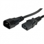 Attēls no ROLINE GREEN Monitor Power Cable, IEC 320 C14 - C13, black, 1.8 m