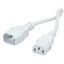 Picture of ROLINE GREEN Monitor Power Cable, IEC 320 C14 - C13, white, 1.8 m