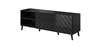 Изображение RTV cabinet ABETO 150x42x52 black glossy